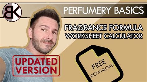 perfume formula calculator.